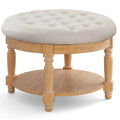 Banc de rangement / table basse / pouf rond géant 29 avec