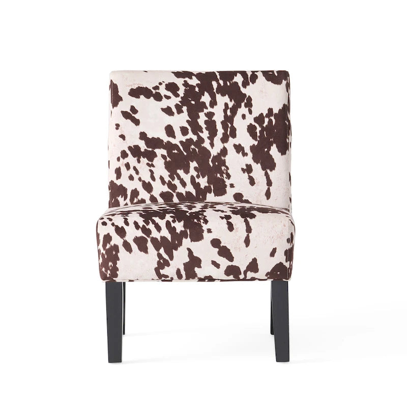 Fauteuil d'appoint contemporain en tissu (lot de 2) par