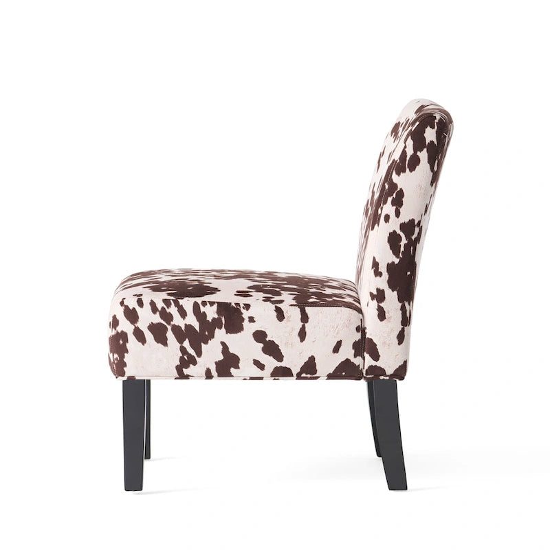 Fauteuil d'appoint contemporain en tissu (lot de 2) par