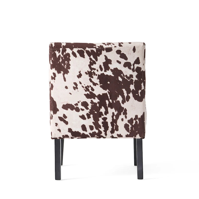 Fauteuil d'appoint contemporain en tissu (lot de 2) par