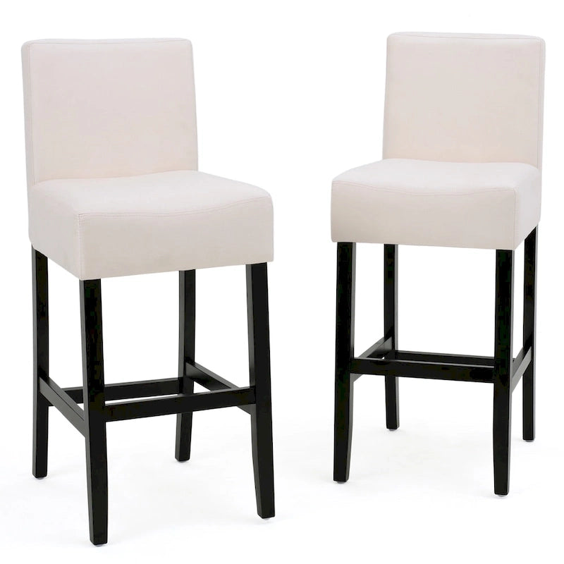 Tabouret de bar en tissu de 30 pouces (ensemble de 2) par