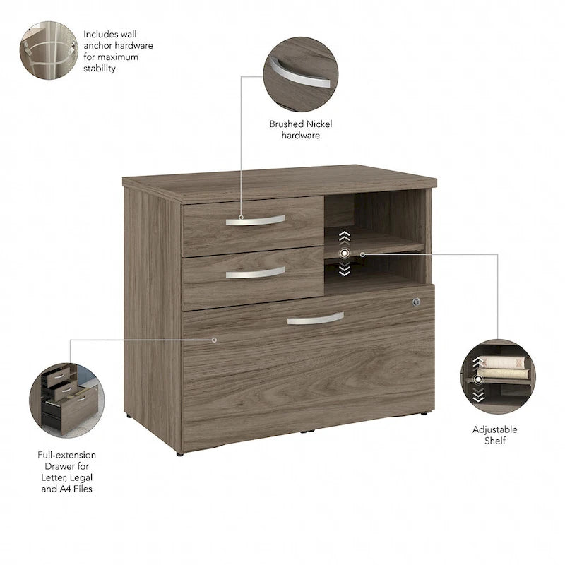 Meuble de Rangement de Bureau avec Tiroirs par