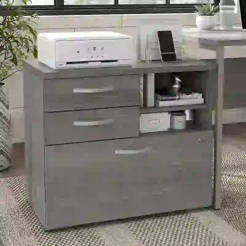 Meuble de Rangement de Bureau avec Tiroirs par