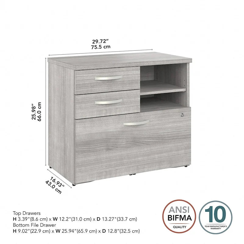 Meuble de Rangement de Bureau avec Tiroirs par