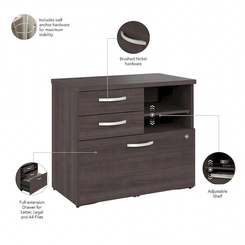 Meuble de Rangement de Bureau avec Tiroirs par