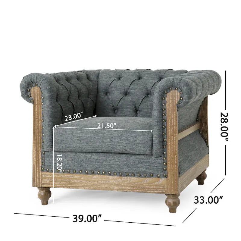 Fauteuils en tissu (ensemble de 2) par