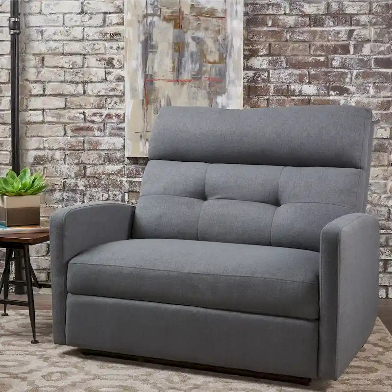 Fauteuil club inclinable 2 places en tissu par