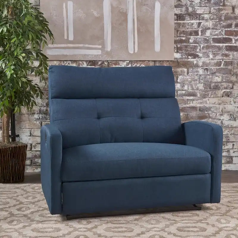 Halima Fabric 2-seater Recliner Club Chair by Christopher Knight Home