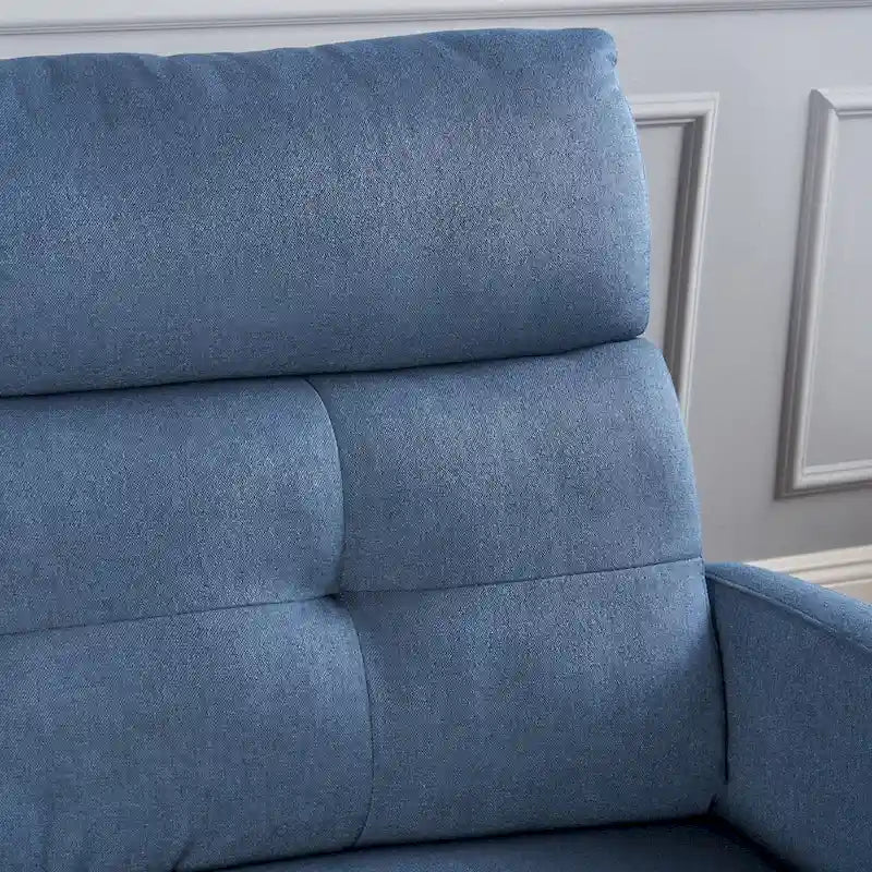 Fauteuil club inclinable 2 places en tissu par