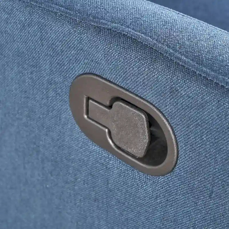 Fauteuil club inclinable 2 places en tissu par