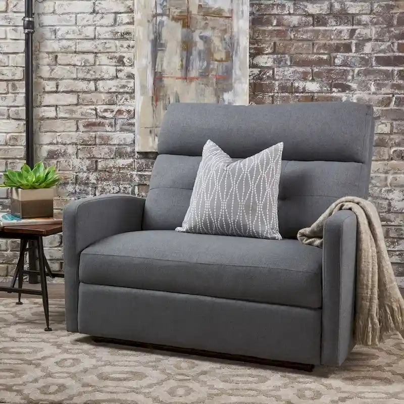 Fauteuil club inclinable 2 places en tissu par