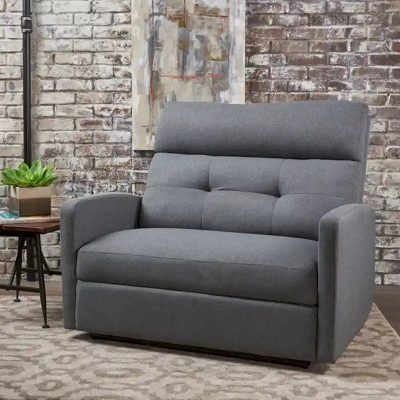 Fauteuil club inclinable 2 places en tissu par