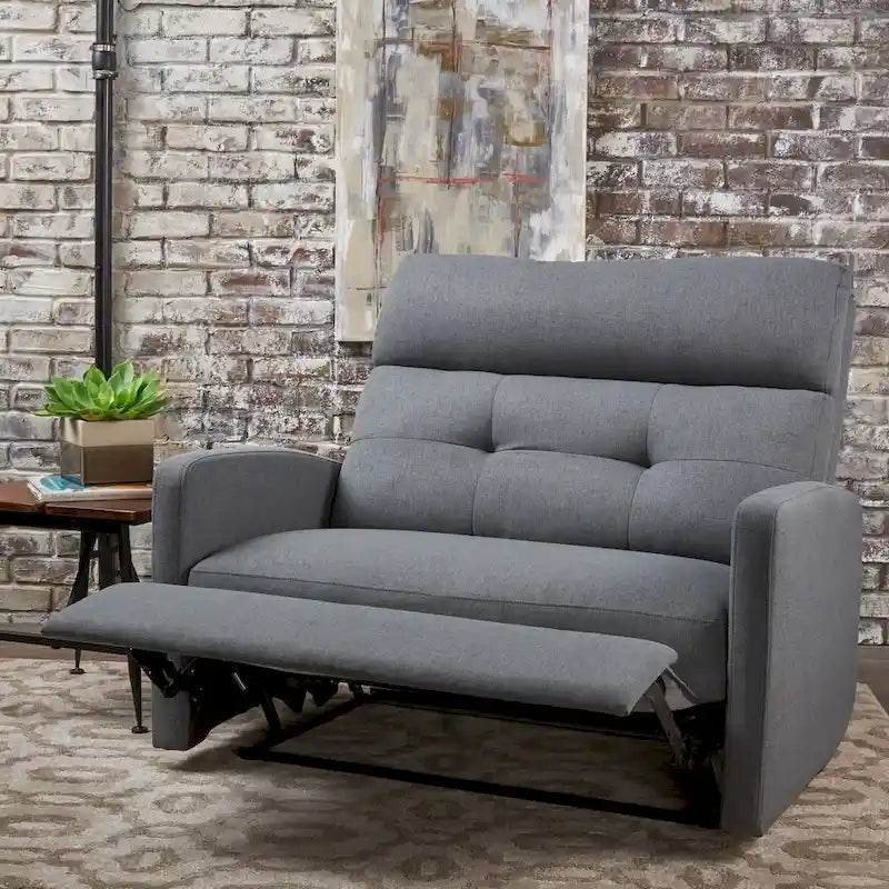 Fauteuil club inclinable 2 places en tissu par