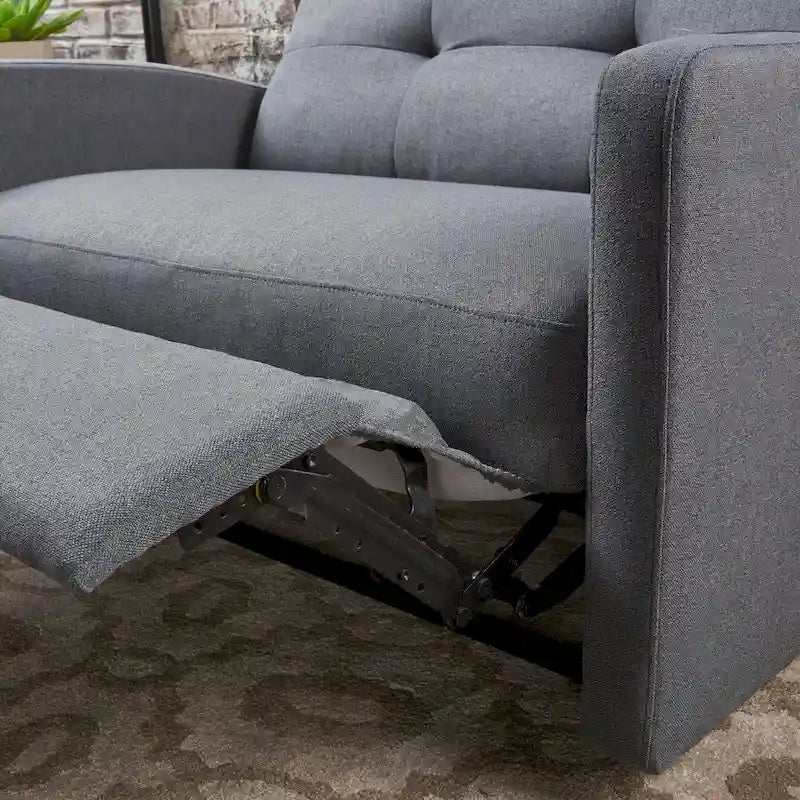 Fauteuil club inclinable 2 places en tissu par