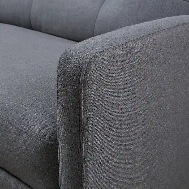 Fauteuil club inclinable 2 places en tissu par