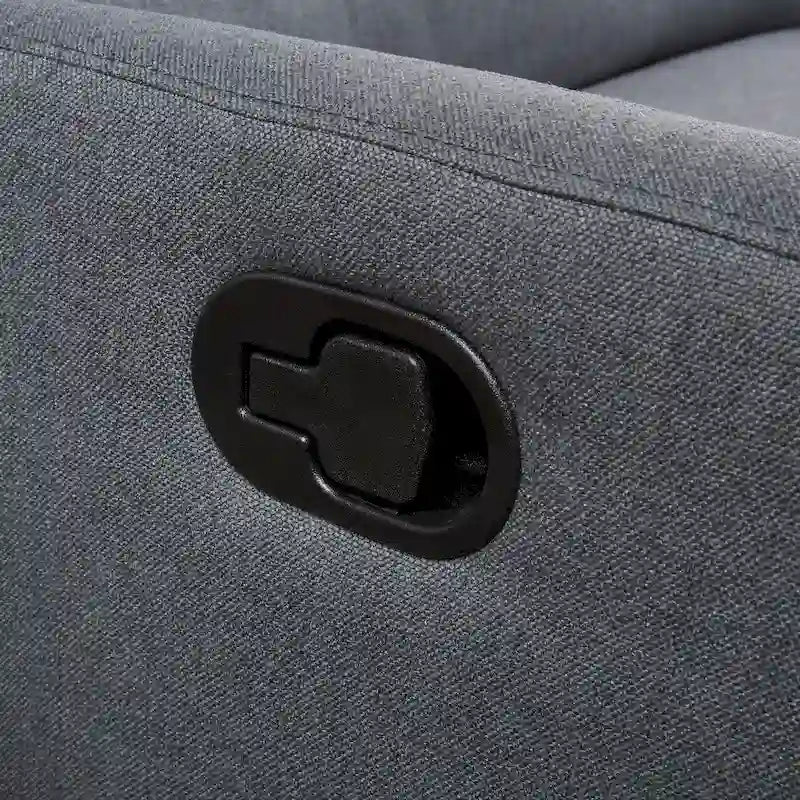 Fauteuil club inclinable 2 places en tissu par