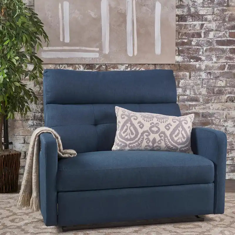 Fauteuil club inclinable 2 places en tissu par