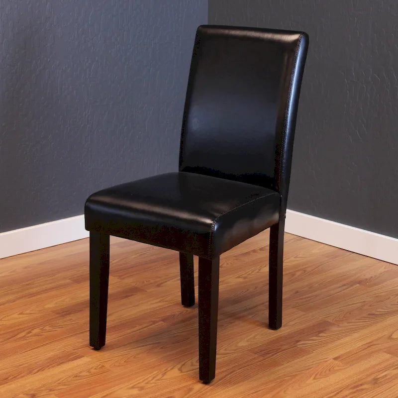 Chaises de salle à manger en similicuir (lot de 2)