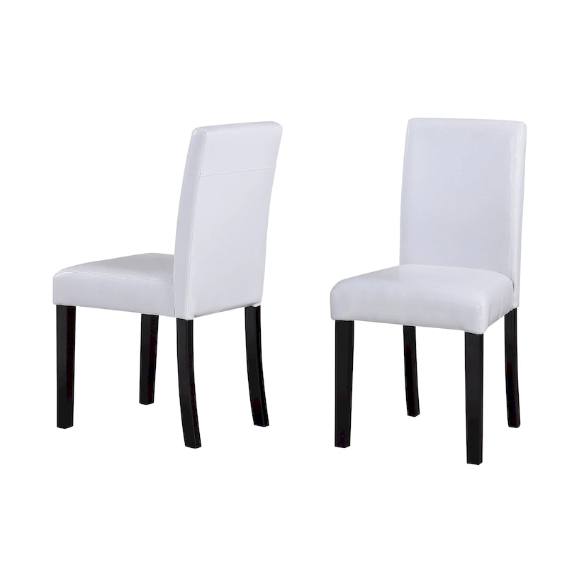 Chaises de salle à manger en similicuir (lot de 2)