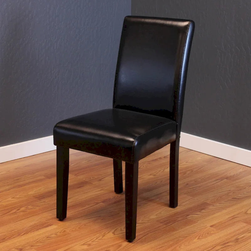 Chaises de salle à manger en similicuir (lot de 2)