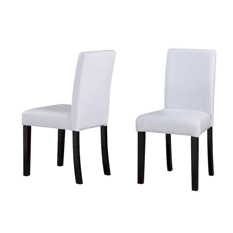 Chaises de salle à manger en similicuir (lot de 2)