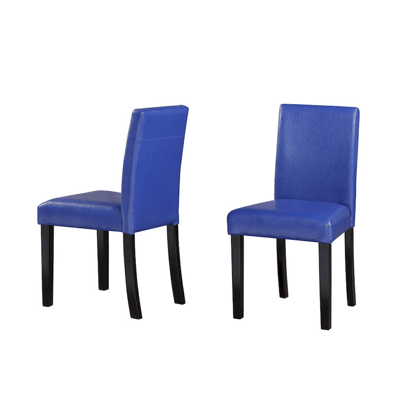 Chaises de salle à manger en similicuir (lot de 2)
