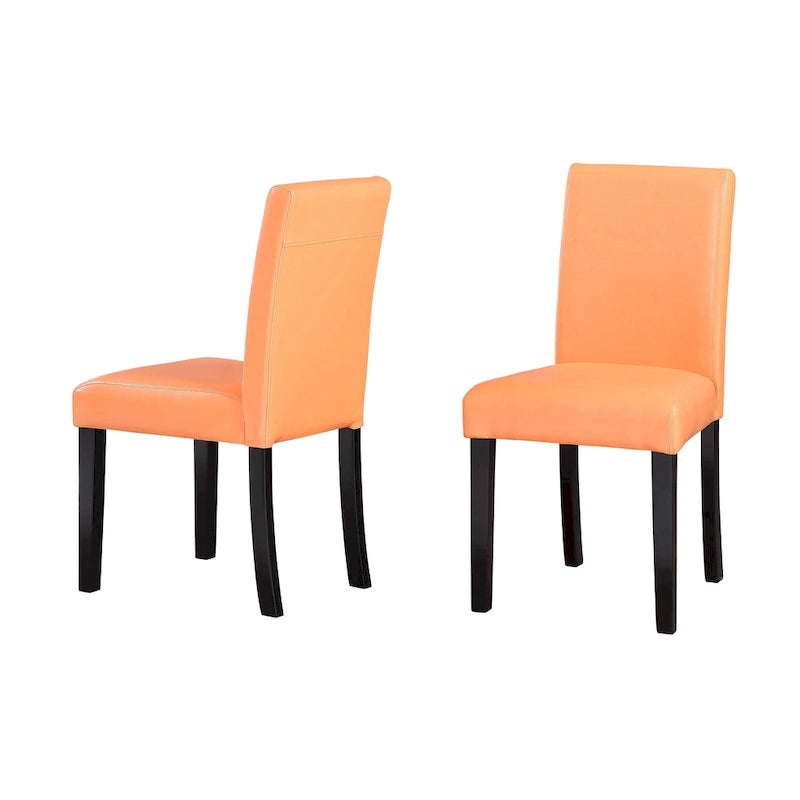 Chaises de salle à manger en similicuir (lot de 2)