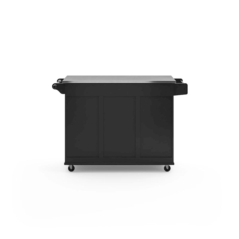 Desserte de cuisine avec plateau en acier inoxydable par