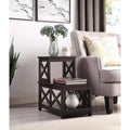 Table d'appoint à 2 niveaux pour fauteuil