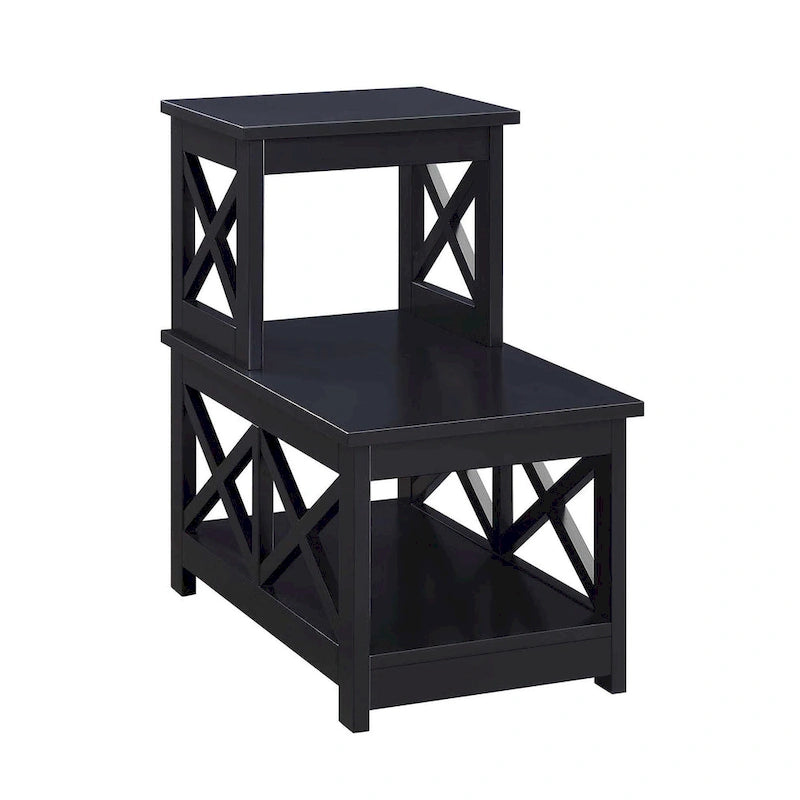 Table d'appoint à 2 niveaux pour fauteuil