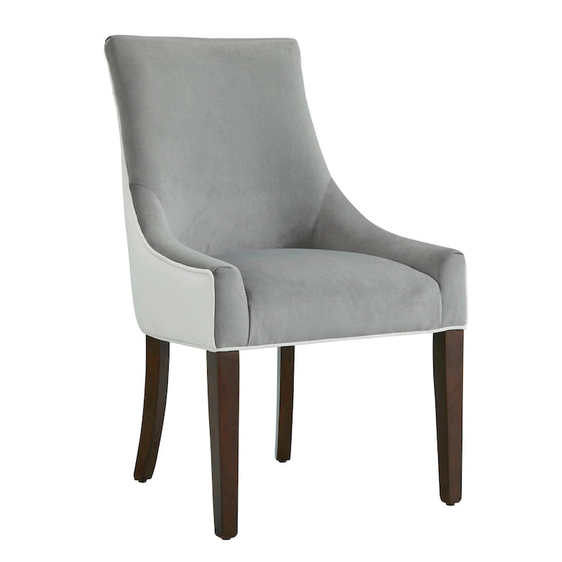 Chaise de salle à manger tapissée par