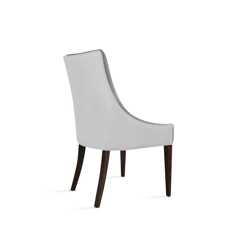 Chaise de salle à manger tapissée par