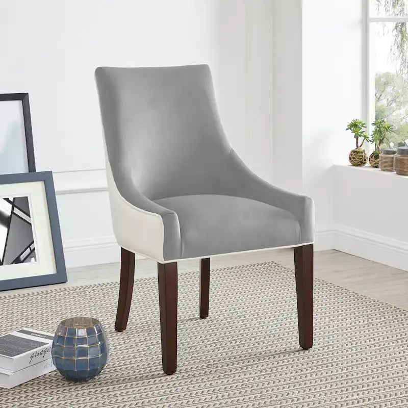 Chaise de salle à manger tapissée par