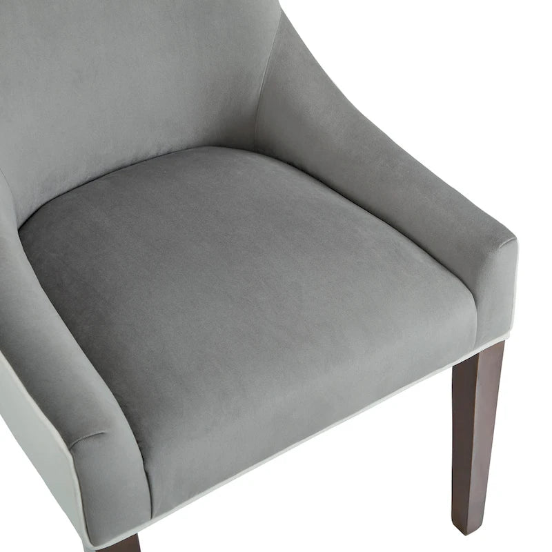Chaise de salle à manger tapissée par