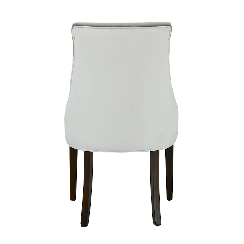 Chaise de salle à manger tapissée par