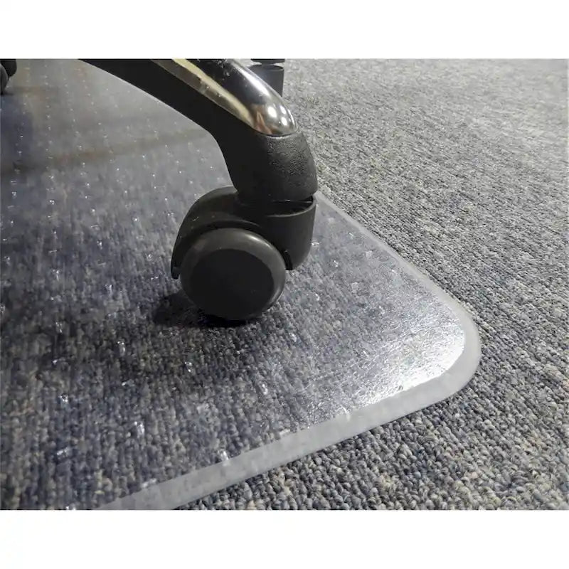 Tapis de protection de sol à picots en PVC pour chaise de bureau pour moquette à poils courts