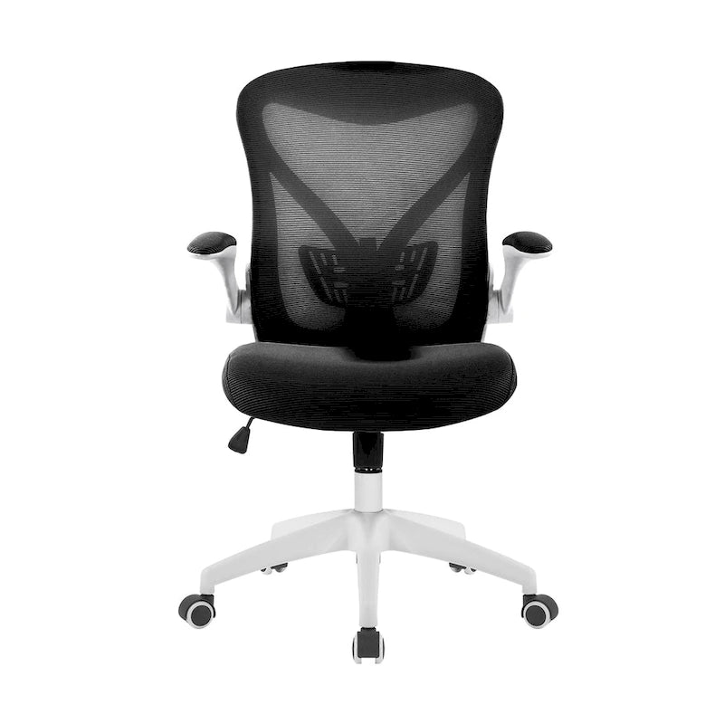 Chaise de bureau ergonomique en filet avec base en nylon et mécanisme d'inclinaison