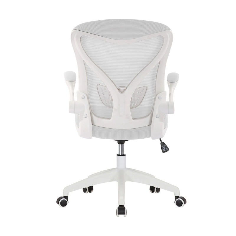 Chaise de bureau ergonomique en filet avec base en nylon et mécanisme d'inclinaison