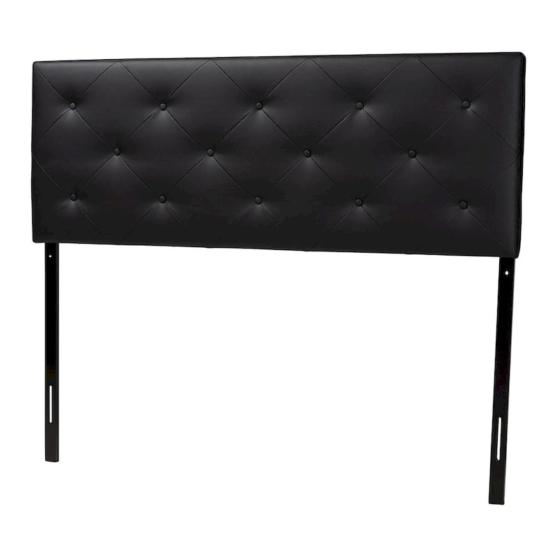 Porch & Den Minnehaha Contemporary Faux Leather Headboard