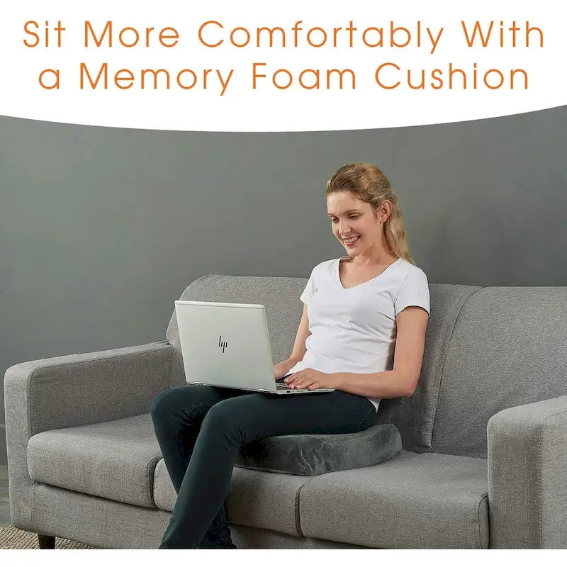 Coussin de siège extra large en mousse à mémoire de forme ultra-soutien