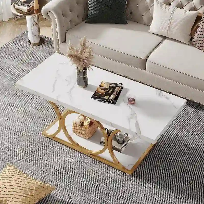 Table basse rectangulaire, tables basses modernes pour salon