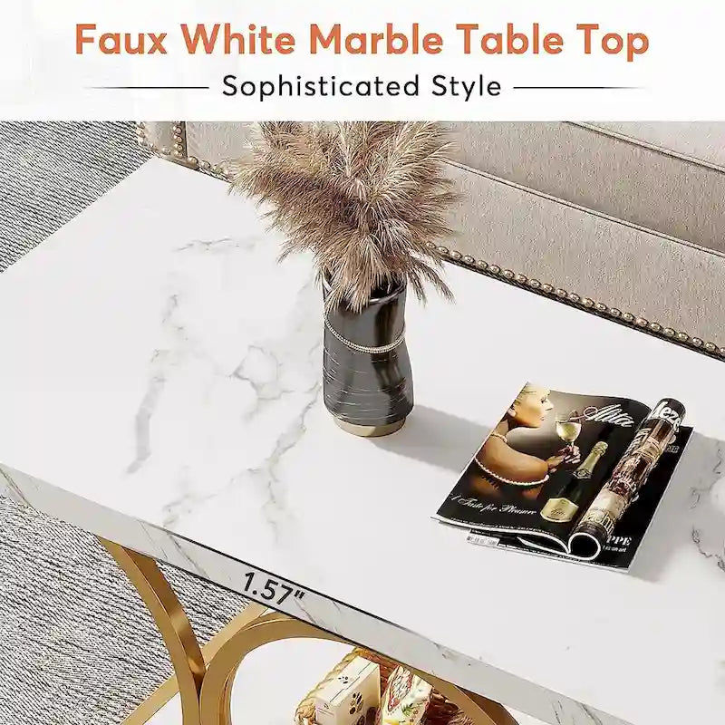 Table basse rectangulaire, tables basses modernes pour salon