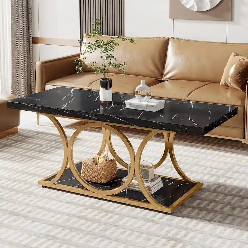 Table basse rectangulaire, tables basses modernes pour salon