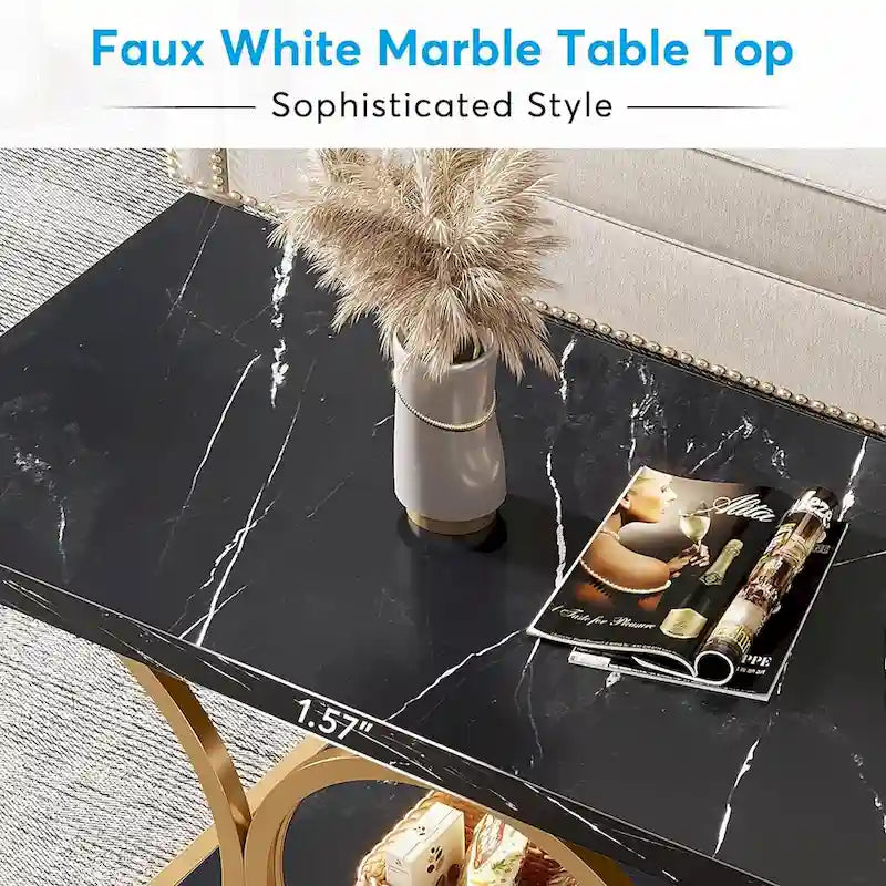Table basse rectangulaire, tables basses modernes pour salon