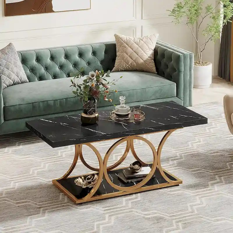 Table basse rectangulaire, tables basses modernes pour salon