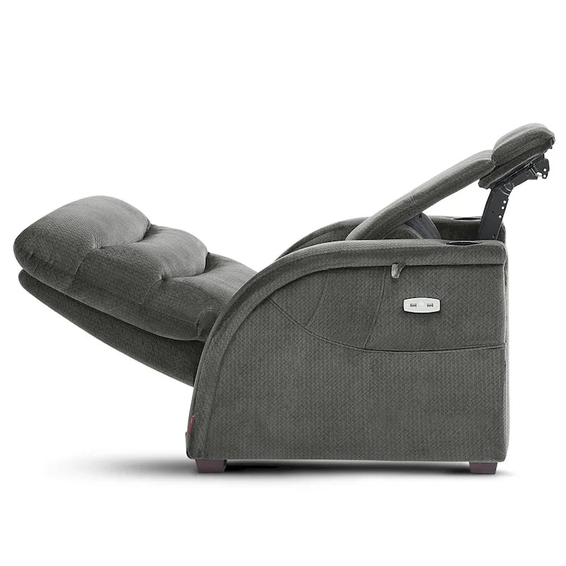 Fauteuil inclinable électrique zéro gravité avec appui-tête réglable pour salon, tissu
