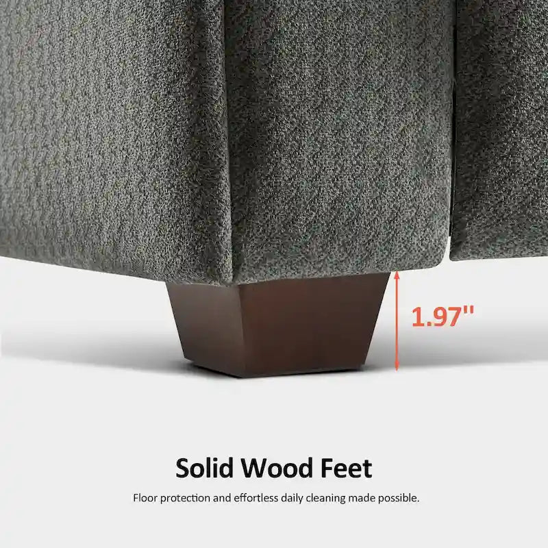 Fauteuil inclinable électrique zéro gravité avec appui-tête réglable pour salon, tissu