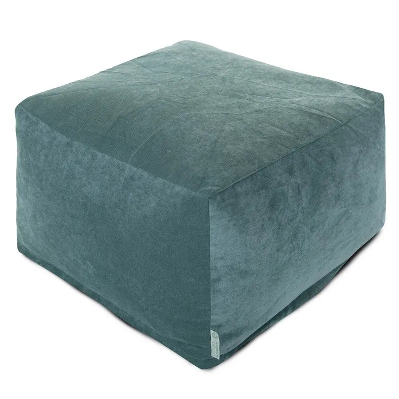 Pouf ottoman d'intérieur en velours
