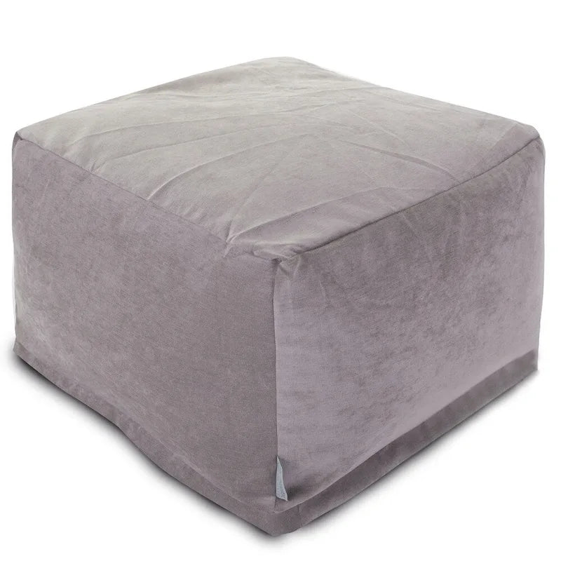 Pouf ottoman d'intérieur en velours