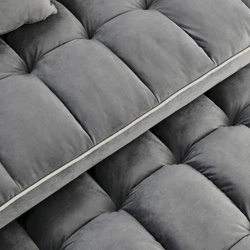 Canapé-lit pliable polyvalent de 55,51 pouces en 3 longueurs